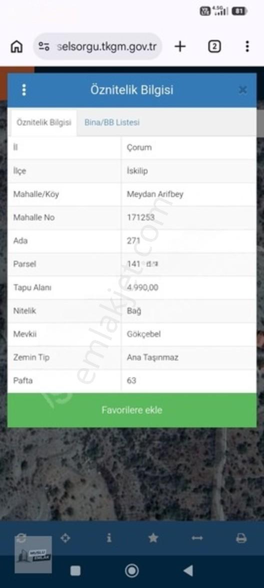 Musludan Satılık Tek Tapu Bağ — fotoğraf 6