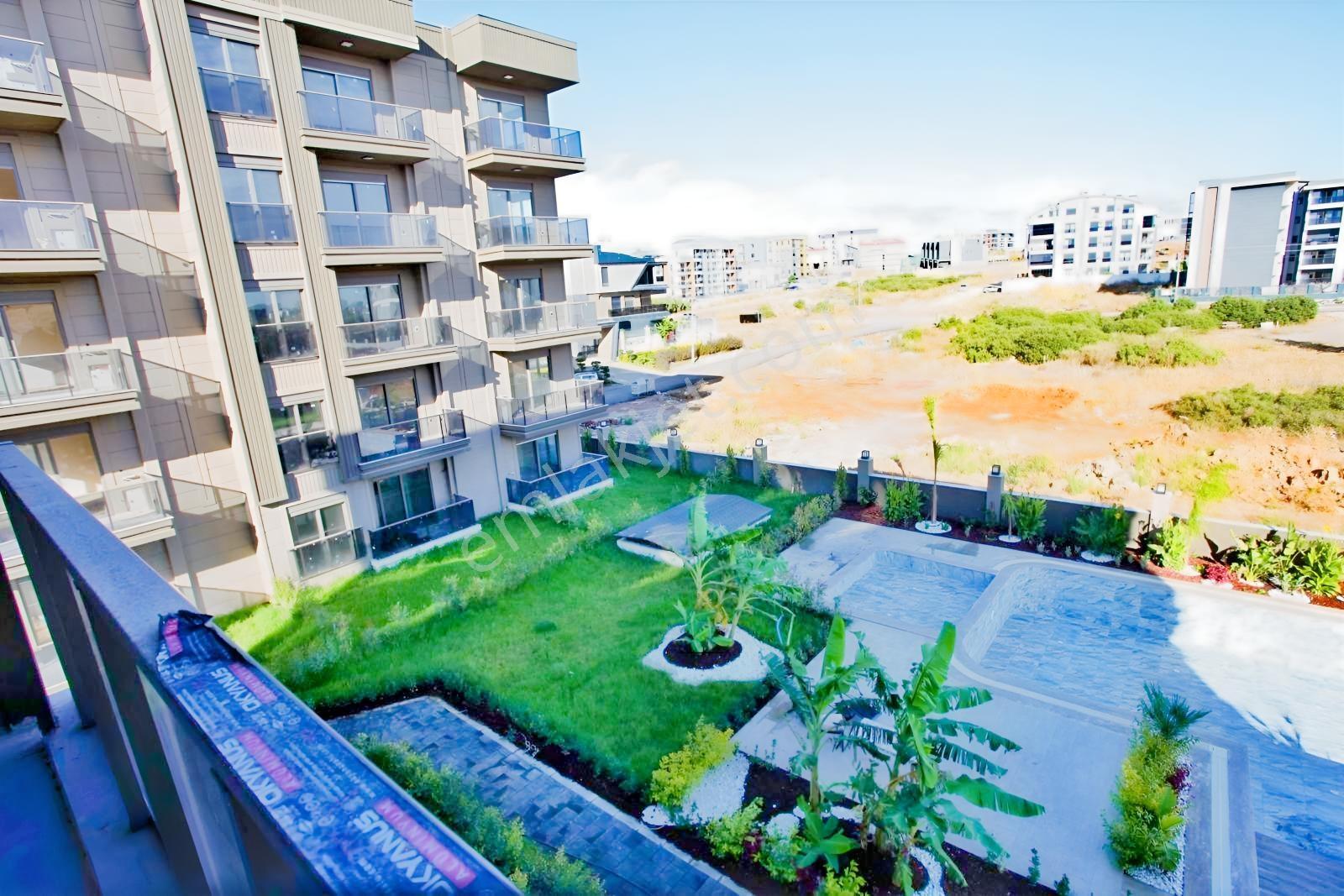 Antalya Aksu Altıntaş Havuzlu Kapalı Otoparklı Satılık 1+1 Daire — fotoğraf 13