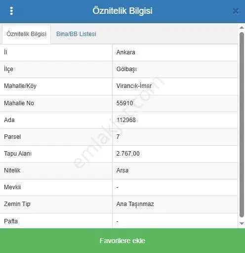 Cb Vizyon'Dan Gölbaşı Bahçelievler Mahallesi'Nde Tek Tapu Arsa