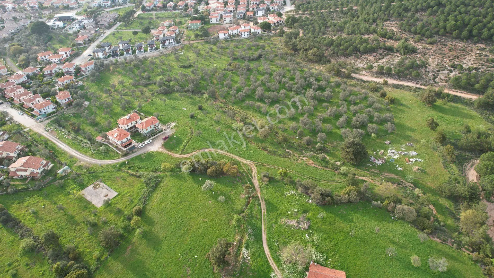 Ayvalık Camlık Ta Satılık 2540 Metre Kare Villa İmarlı Arsa — fotoğraf 2