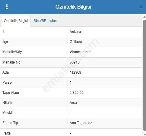 Cb Vizyon'Dan Gölbaşı Bahçelievler Mahallesi'Nde Tek Tapu Arsa