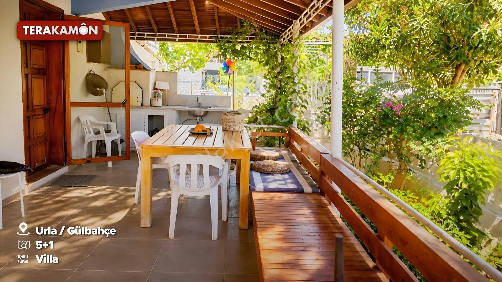 İzmir Urla Gülbahçe Denize Yakın Satılık Müstakil Villa Ev — fotoğraf 13