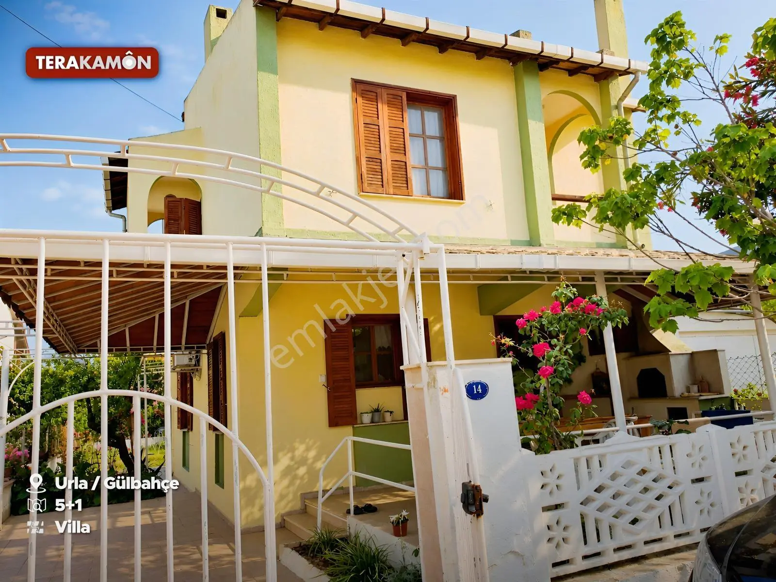 İzmir Urla Gülbahçe Denize Yakın Satılık Müstakil Villa Ev — fotoğraf 16