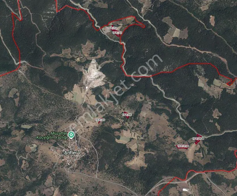 Tavşanlı Arifler’de Toplam 15.673 M² — 6 Tarla Toplu Satılık — fotoğraf 5