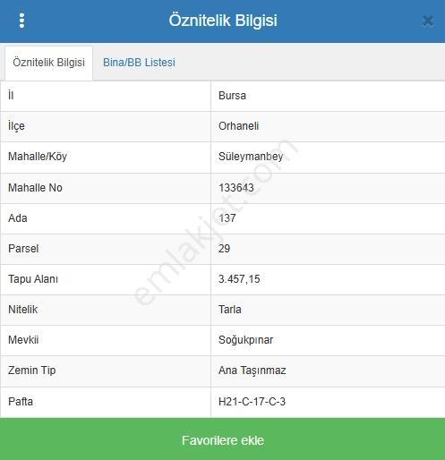 Bursa Orhaneli Süleymanbey Mahallesi Satılık Arazi — fotoğraf 2