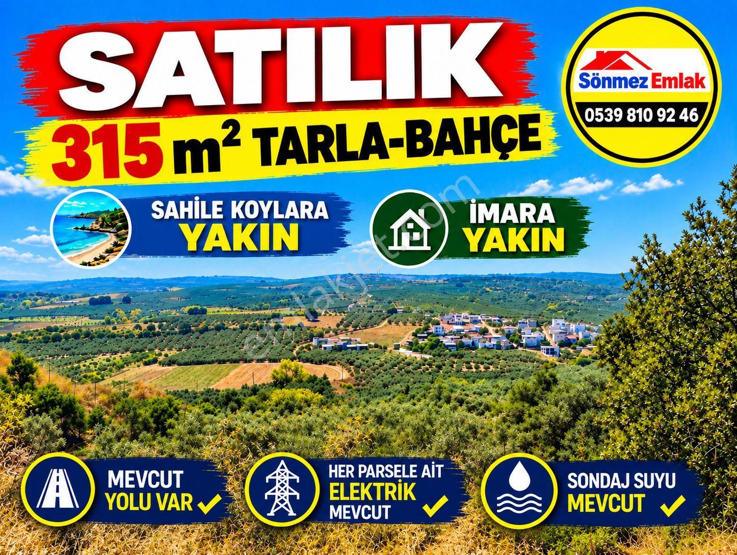 Mudanya Esence Eşkel,de 315 M² Satılık Tarla-bahçe | Yol, Elektrik, Su — fotoğraf 4