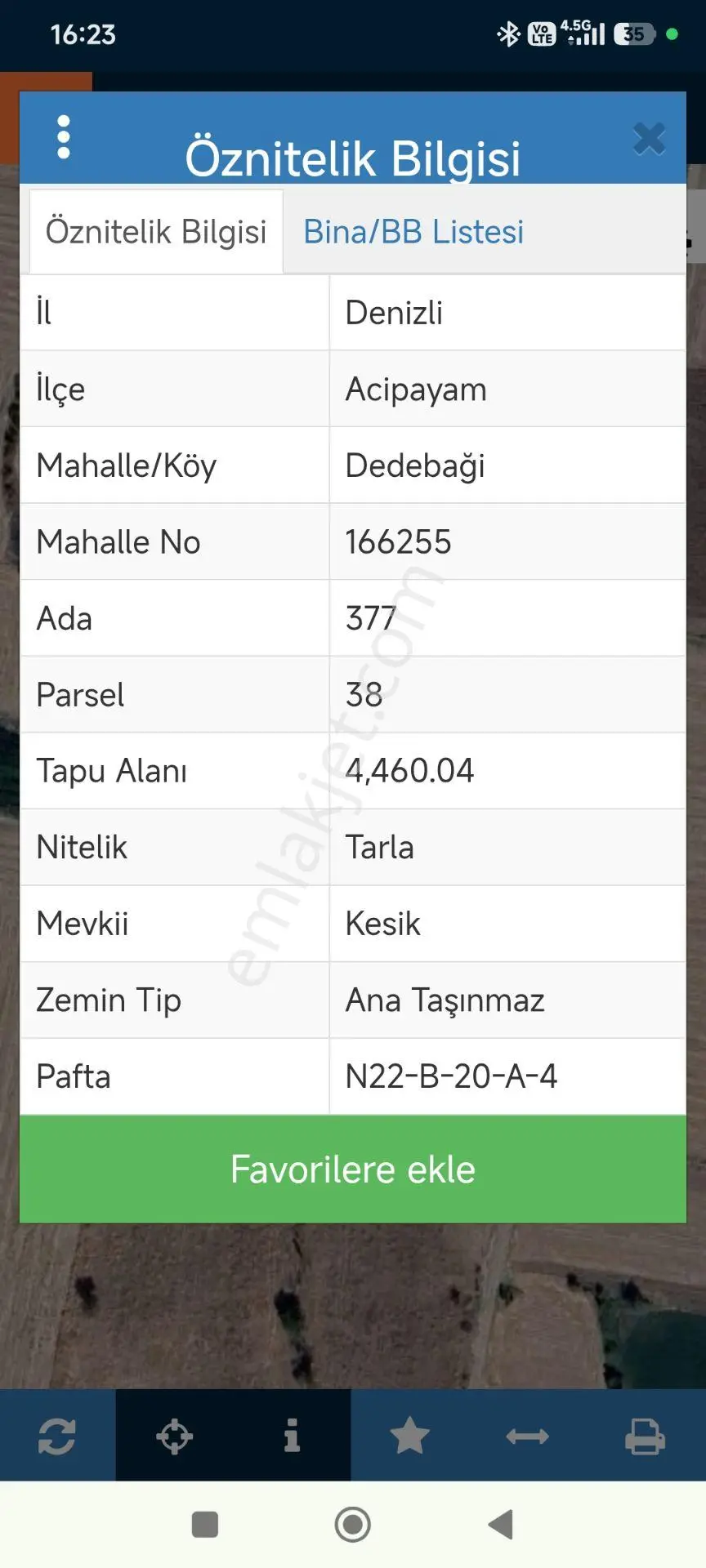 Acıpayam Dedebağı Satılık Tarla — fotoğraf 18