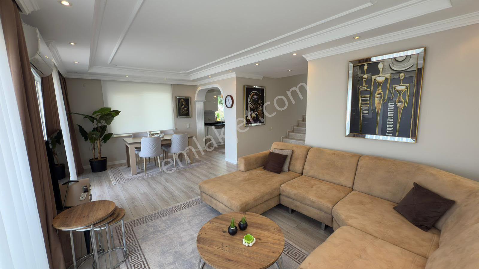 Alanya Kargıcak'ta Deniz Manzaralı Eşyalı 3+1 Villa — fotoğraf 21