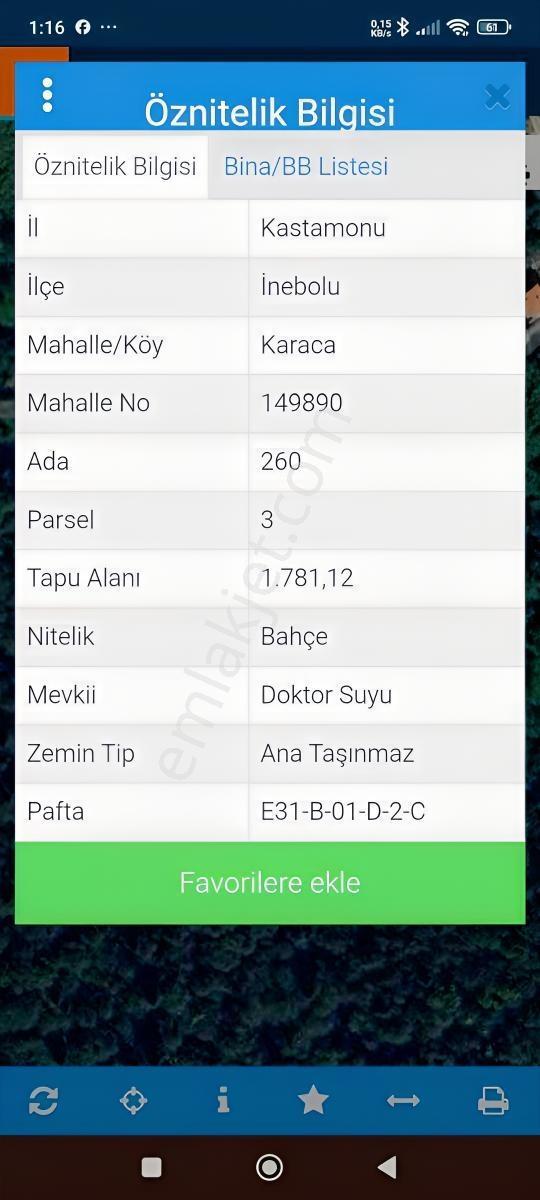 1.781.m2 Bahçe Ve 500.m2 Tarla Müstakil Tapu Bitişik Parsel — fotoğraf 6