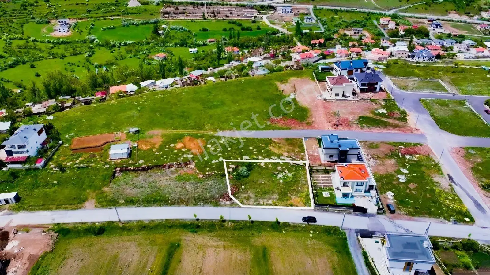 Talas Reşadiye De Satılık Tek Tapu Villa Parseli Son Rakam — fotoğraf 3