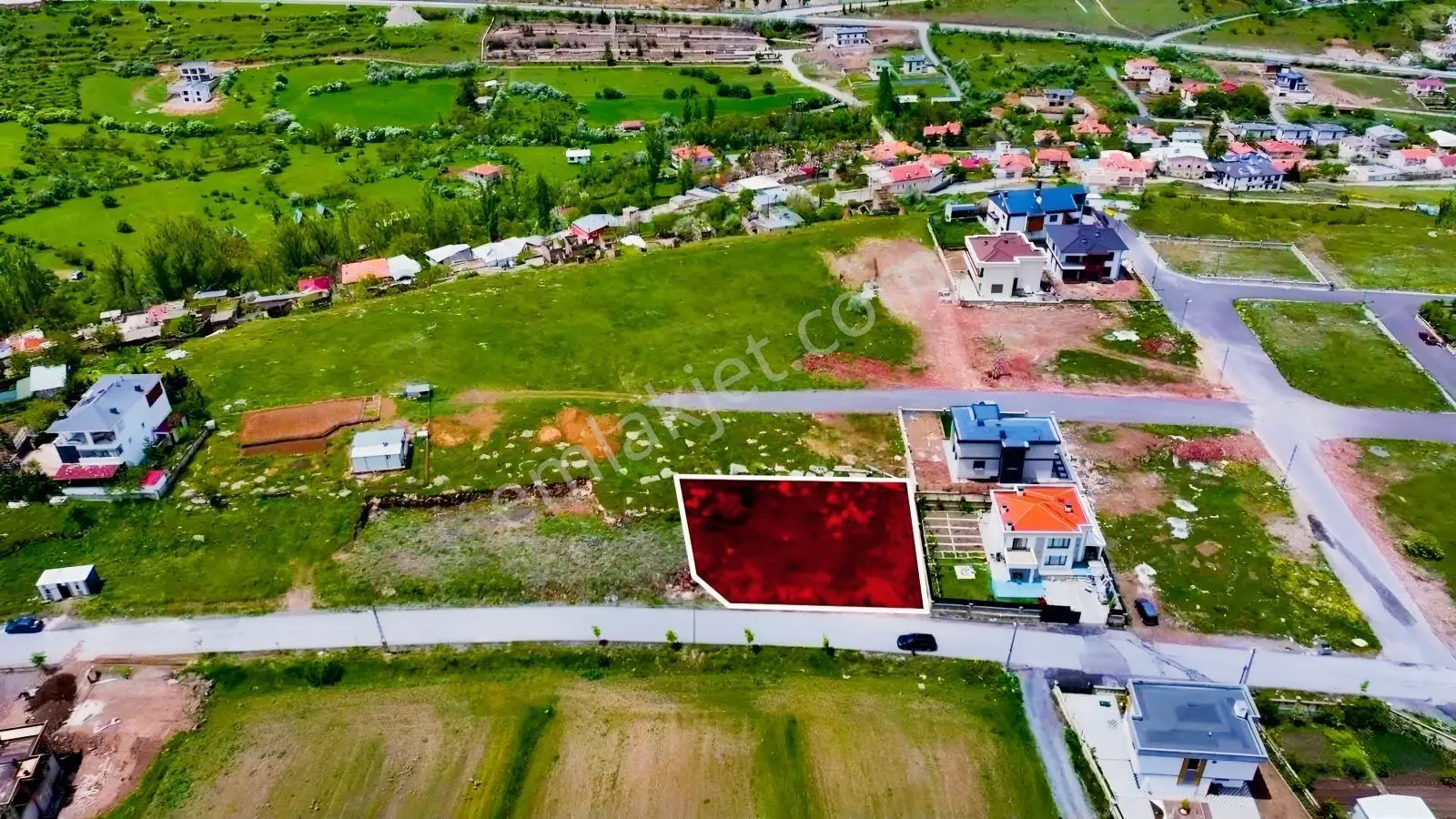 Talas Reşadiye De Satılık Tek Tapu Villa Parseli Son Rakam — fotoğraf 5