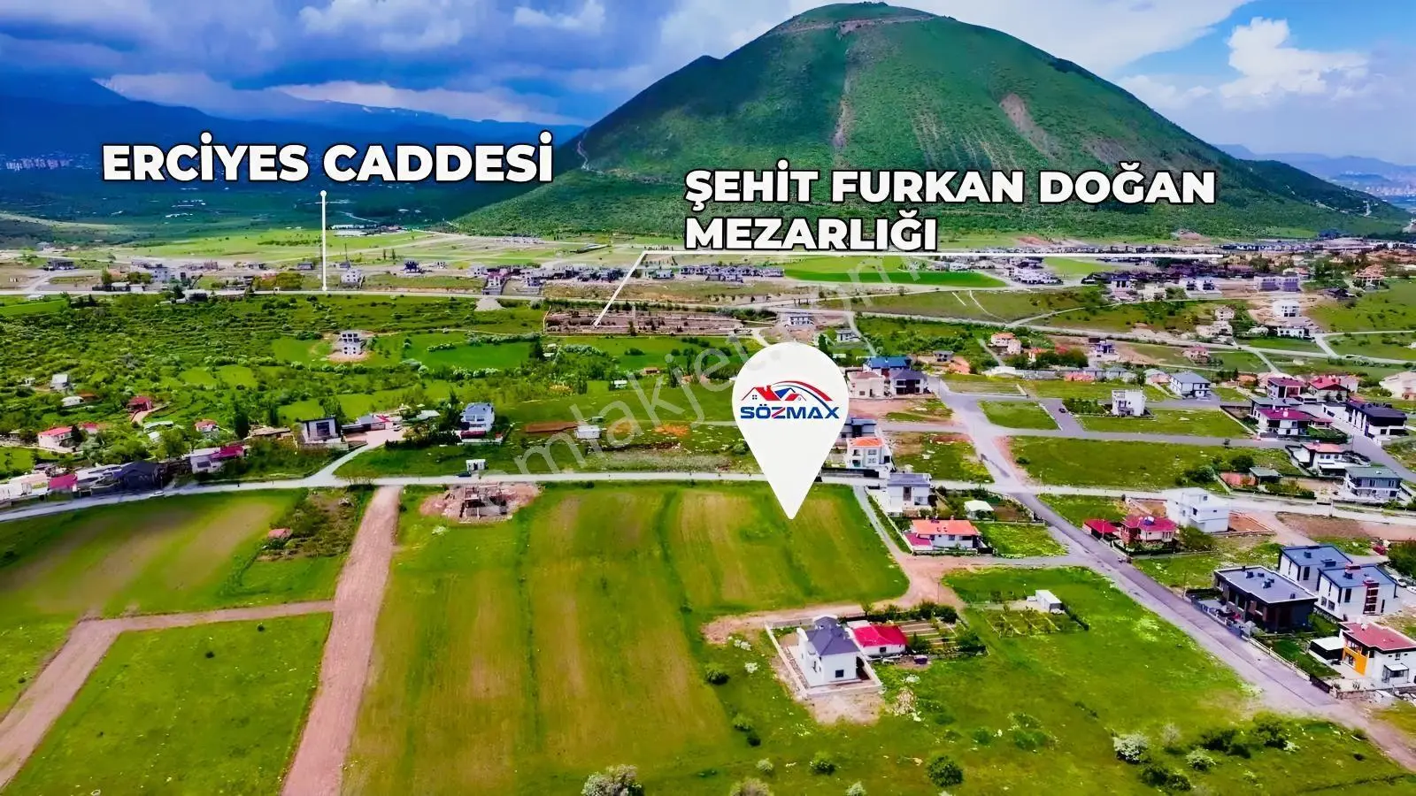 Talas Reşadiye De Satılık Tek Tapu Villa Parseli Son Rakam — fotoğraf 6