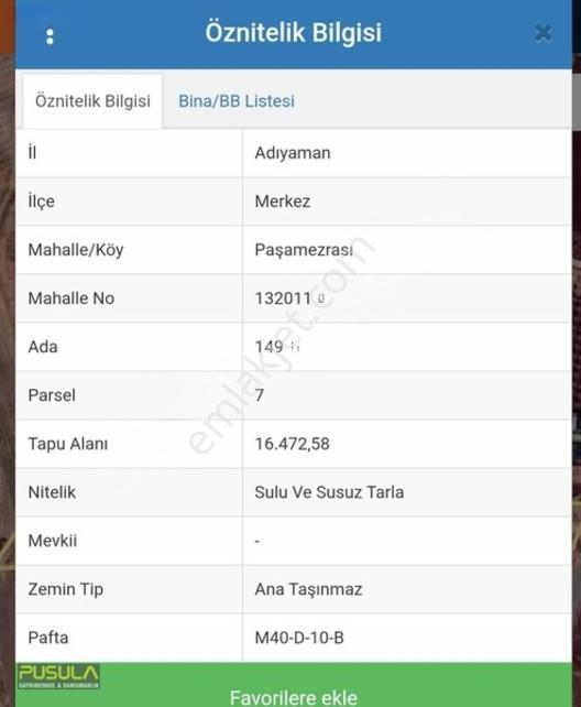 Pusula Gm'den Satılık Arsa Paşamezrası 500m2 — fotoğraf 4