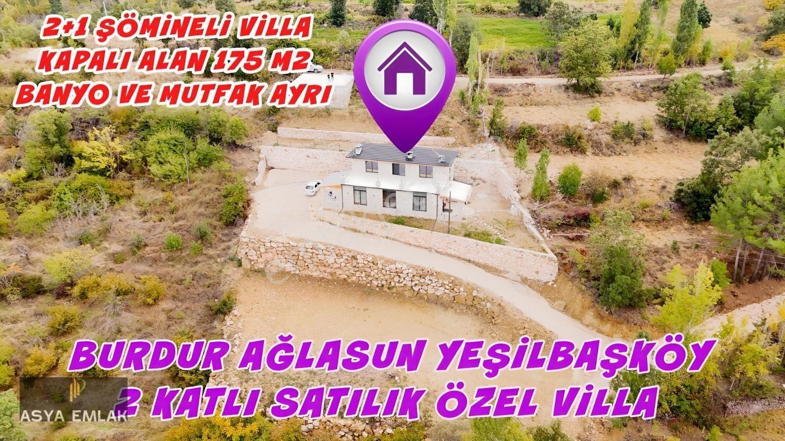 Burdur Ağlasun Yeşilbaşköy'de Full Traverten Taş Mimarili Villa — fotoğraf 9