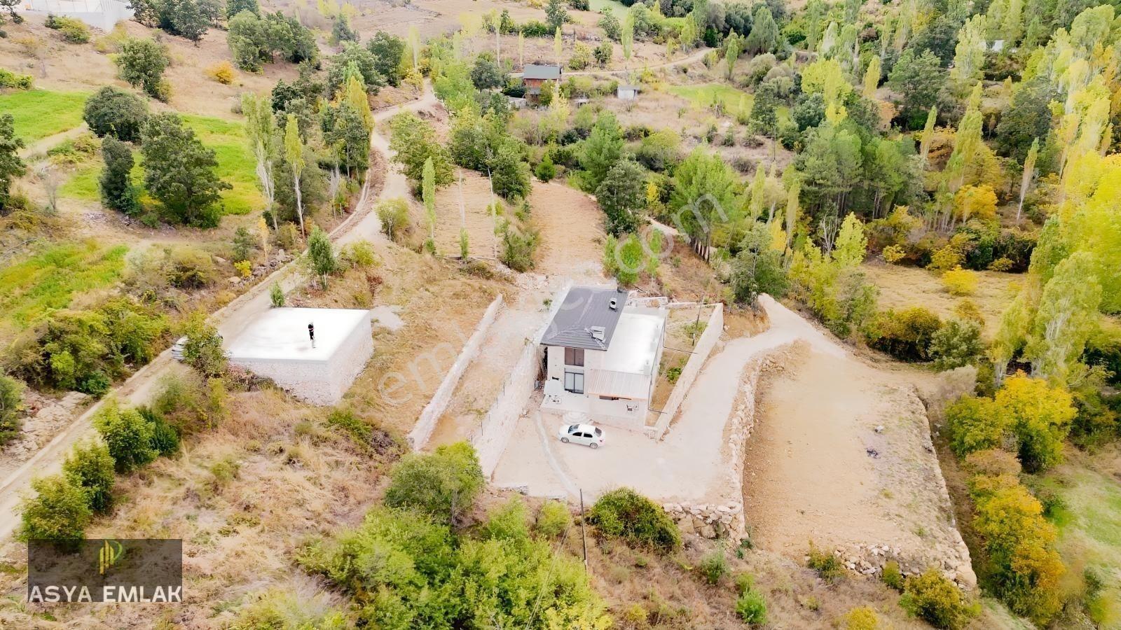 Burdur Ağlasun Yeşilbaşköy'de Full Traverten Taş Mimarili Villa — fotoğraf 12