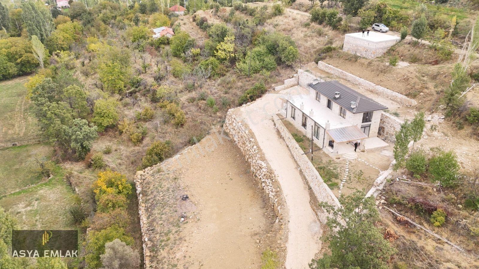 Burdur Ağlasun Yeşilbaşköy'de Full Traverten Taş Mimarili Villa — fotoğraf 19