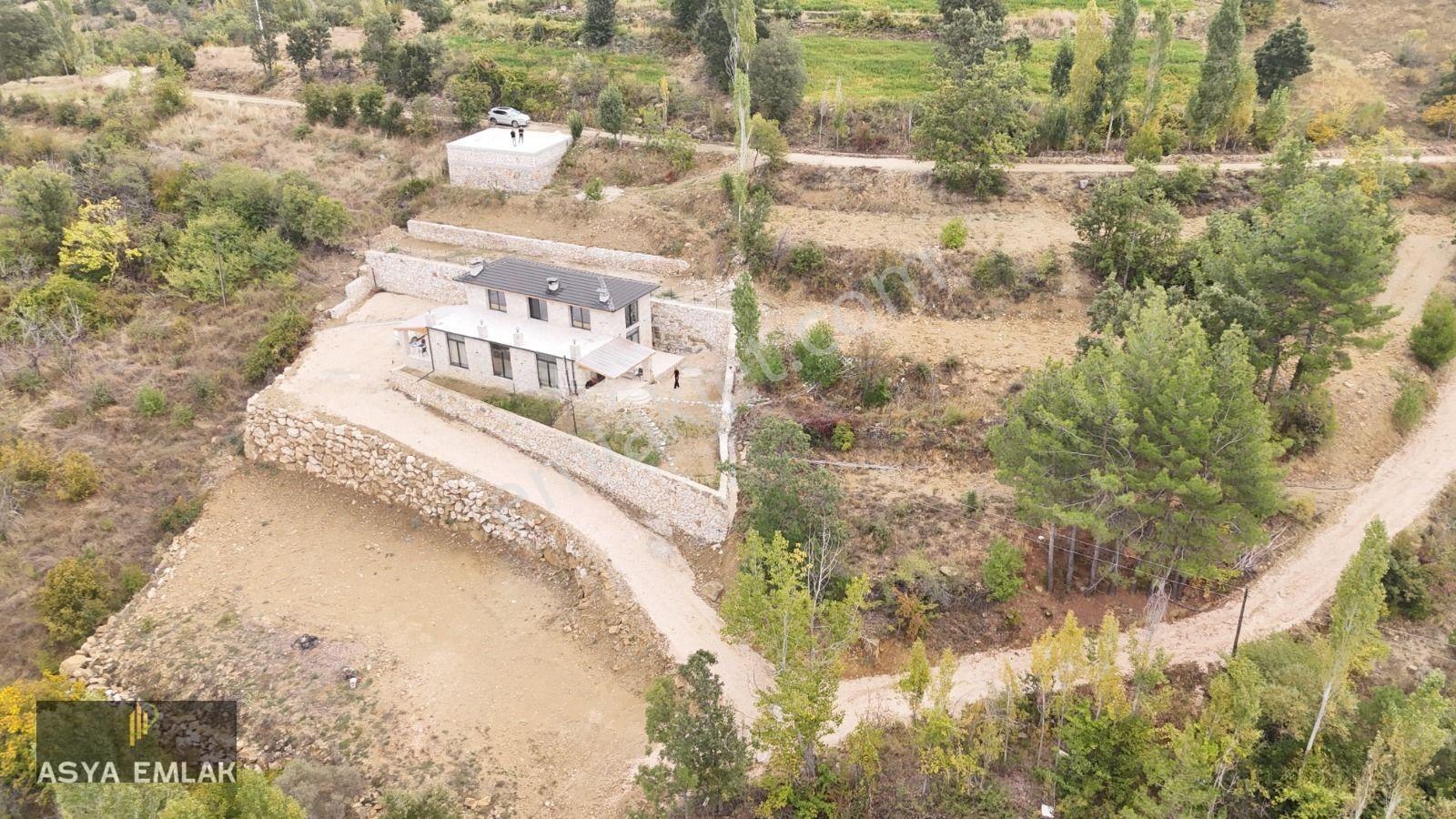 Burdur Ağlasun Yeşilbaşköy'de Full Traverten Taş Mimarili Villa — fotoğraf 21