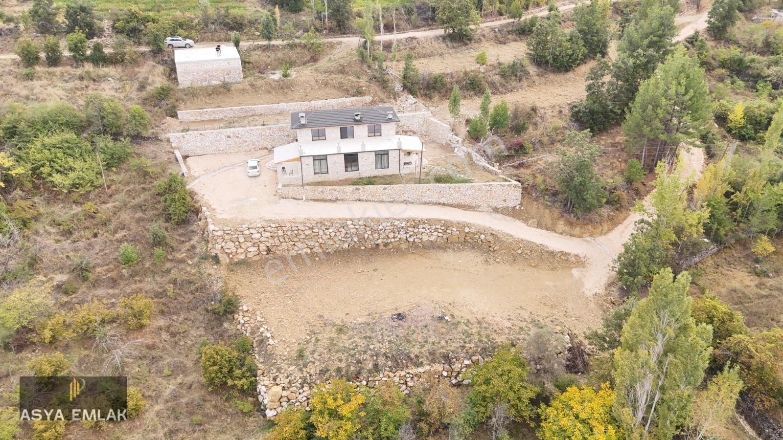 Burdur Ağlasun Yeşilbaşköy'de Full Traverten Taş Mimarili Villa — fotoğraf 22