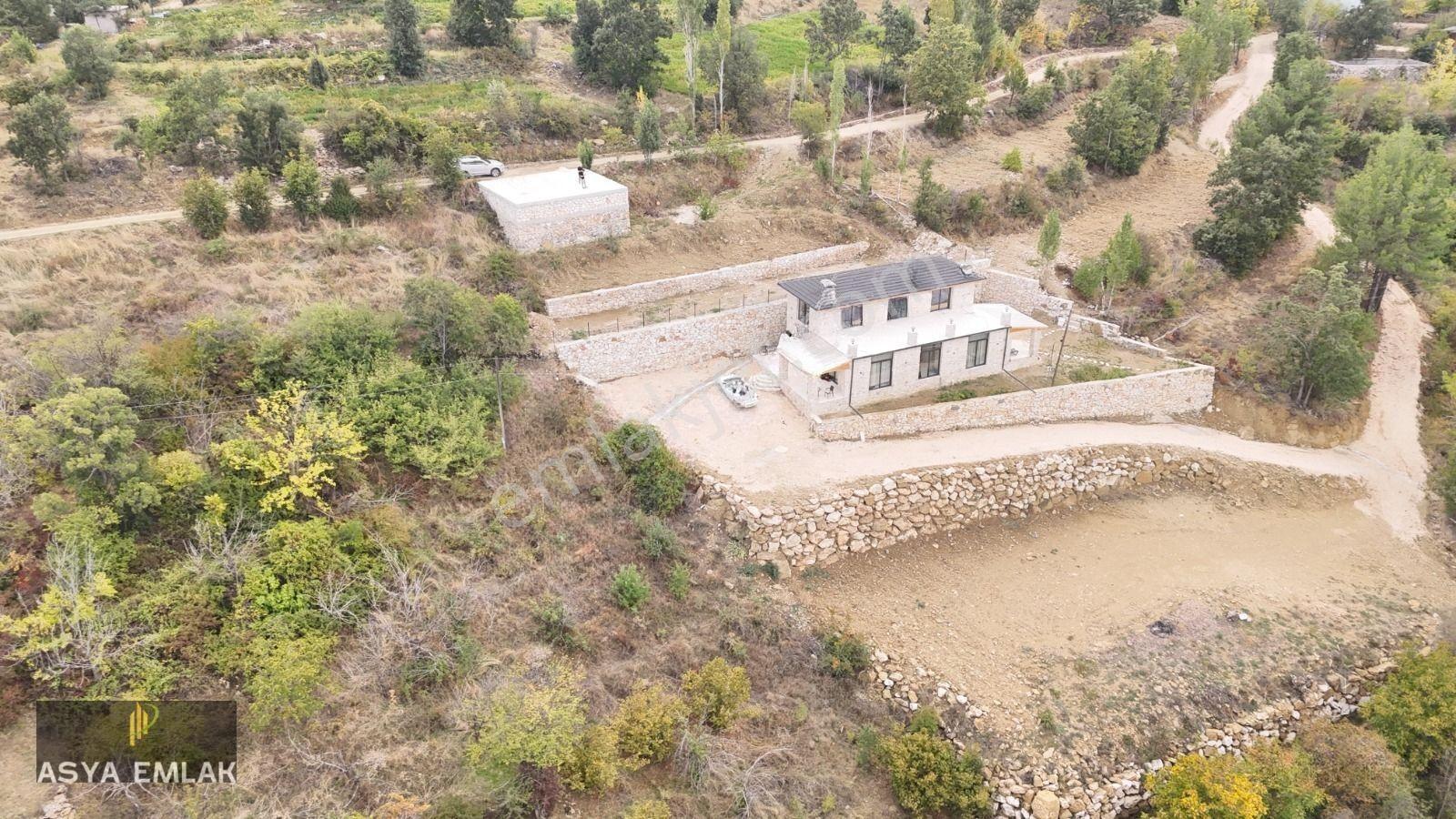 Burdur Ağlasun Yeşilbaşköy'de Full Traverten Taş Mimarili Villa — fotoğraf 23