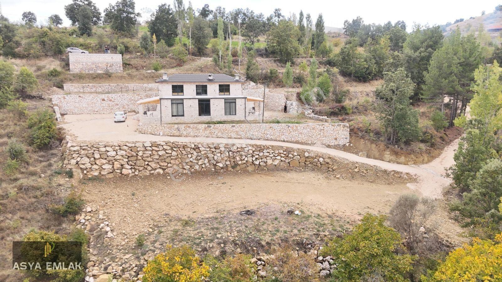 Burdur Ağlasun Yeşilbaşköy'de Full Traverten Taş Mimarili Villa — fotoğraf 26