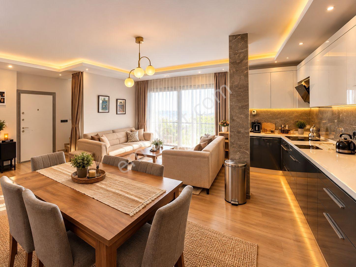 Seferihisar Doğanbey’de Deniz Manzaralı, Havuzlu Sitede Lüks Dubleks! — fotoğraf 6