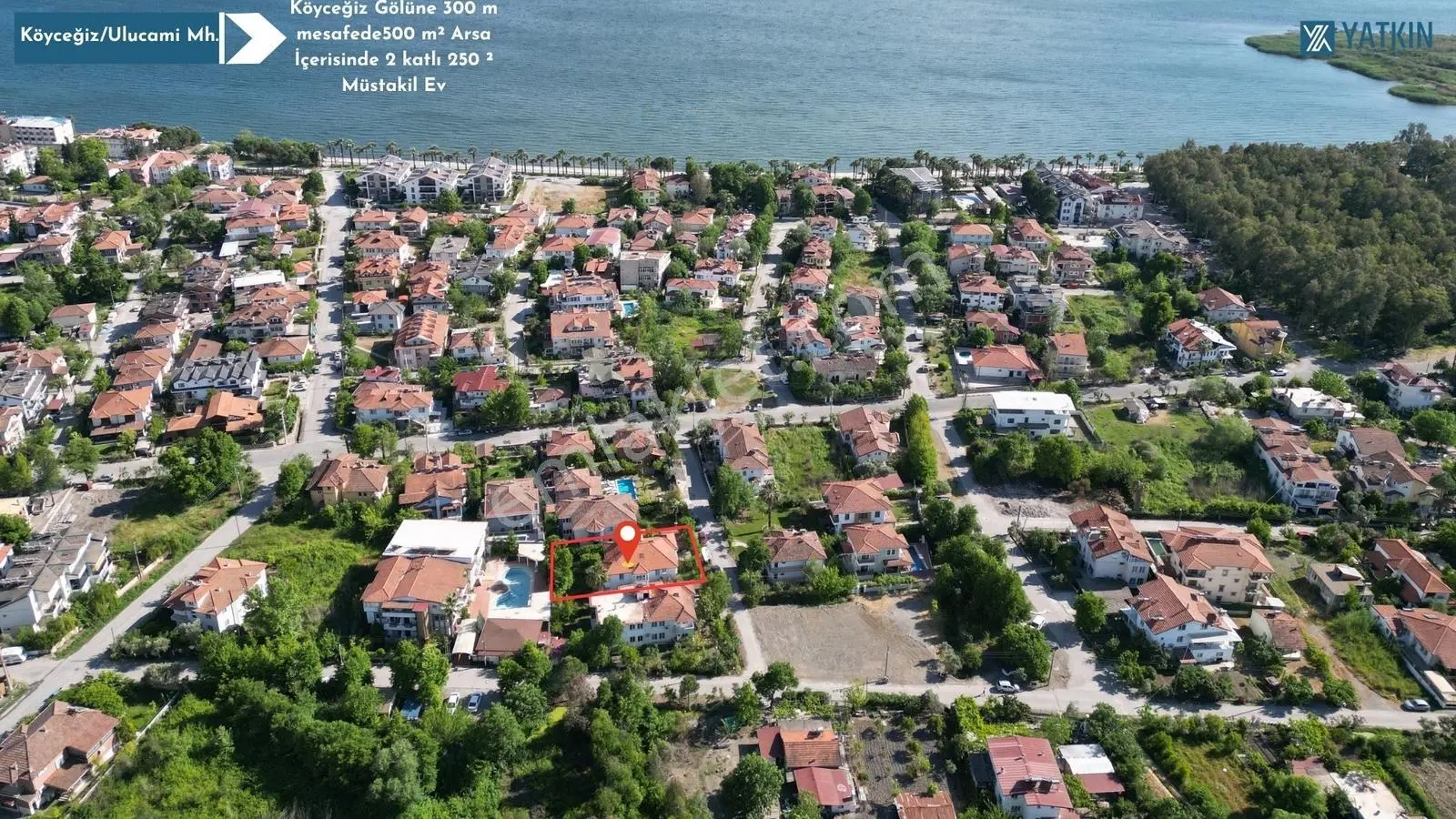 Yatkın İnşaat Emlak'Tan Köyceğiz Gölüne 300 M Satılık Arsa