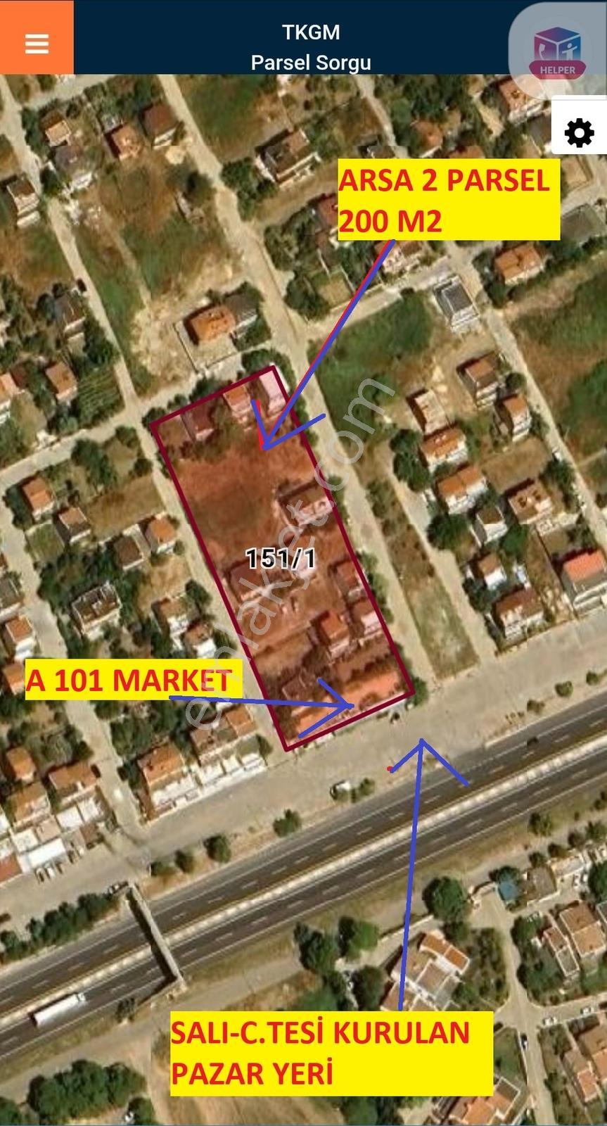 Haydar Emlaktan Yenicede 2 Parsel 200 M2 Denize Ve Çarşıya Yakın — fotoğraf 3