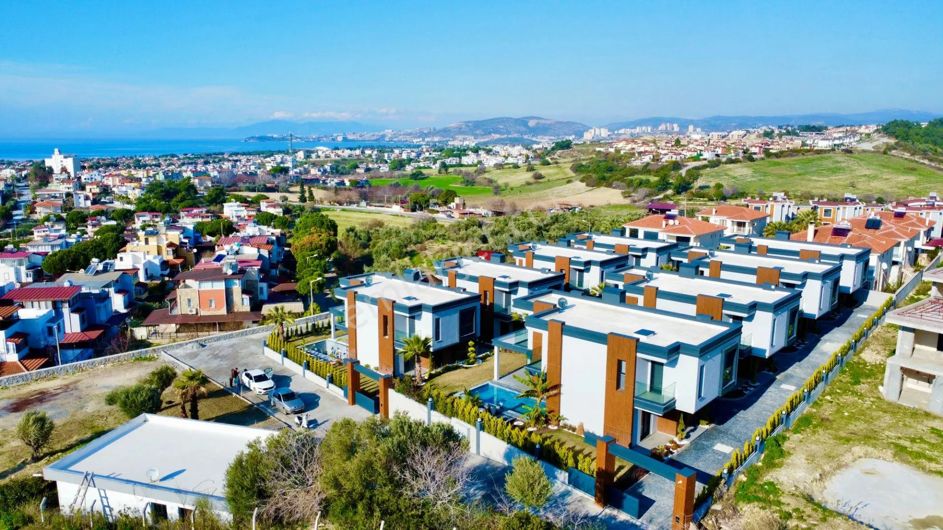 Kuşadası Soğucakta Deniz Manzaralı Sıfır Müstakil Satılık Villalar — fotoğraf 33