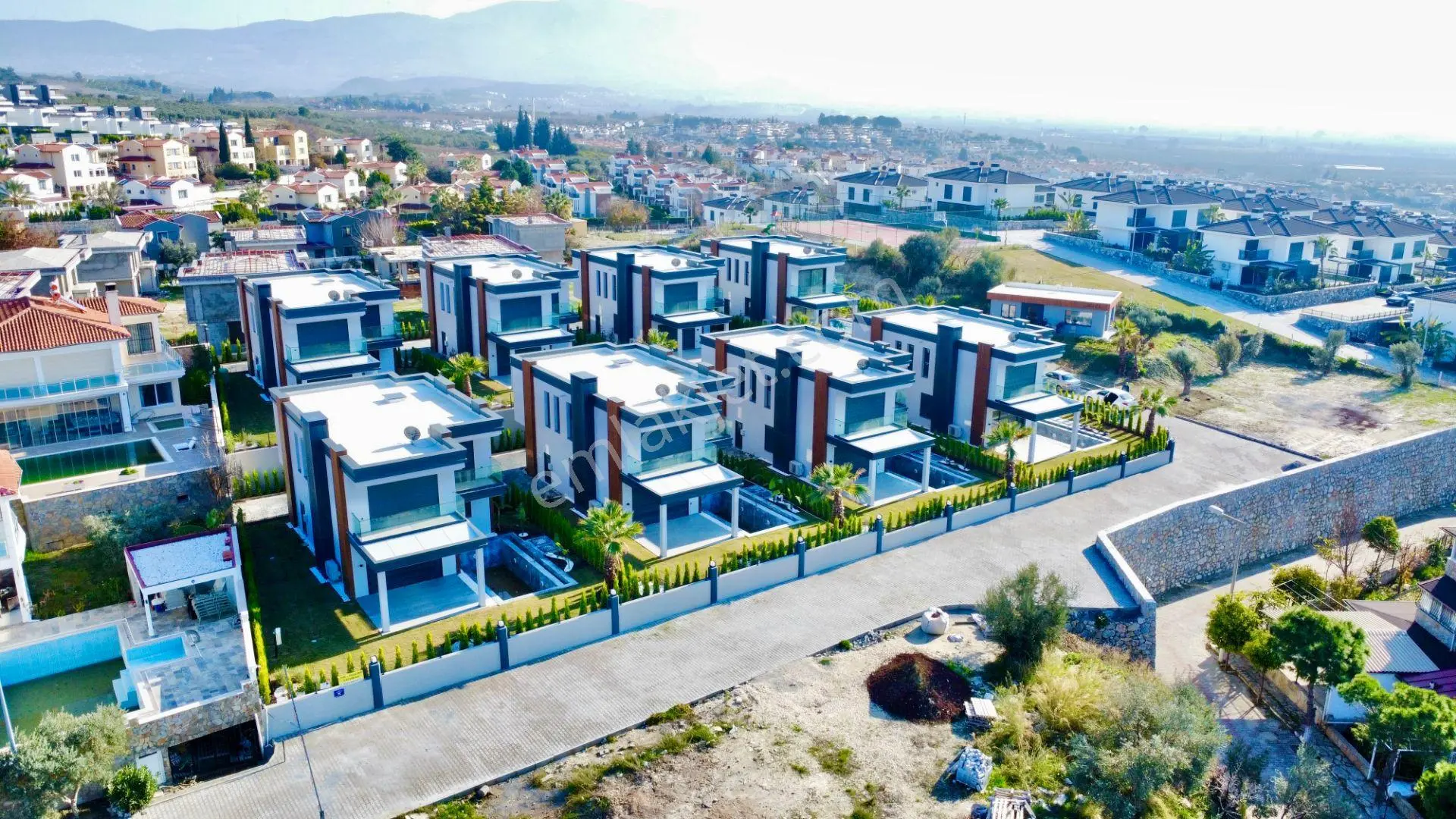 Kuşadası Soğucakta Deniz Manzaralı Sıfır Müstakil Satılık Villalar — fotoğraf 34