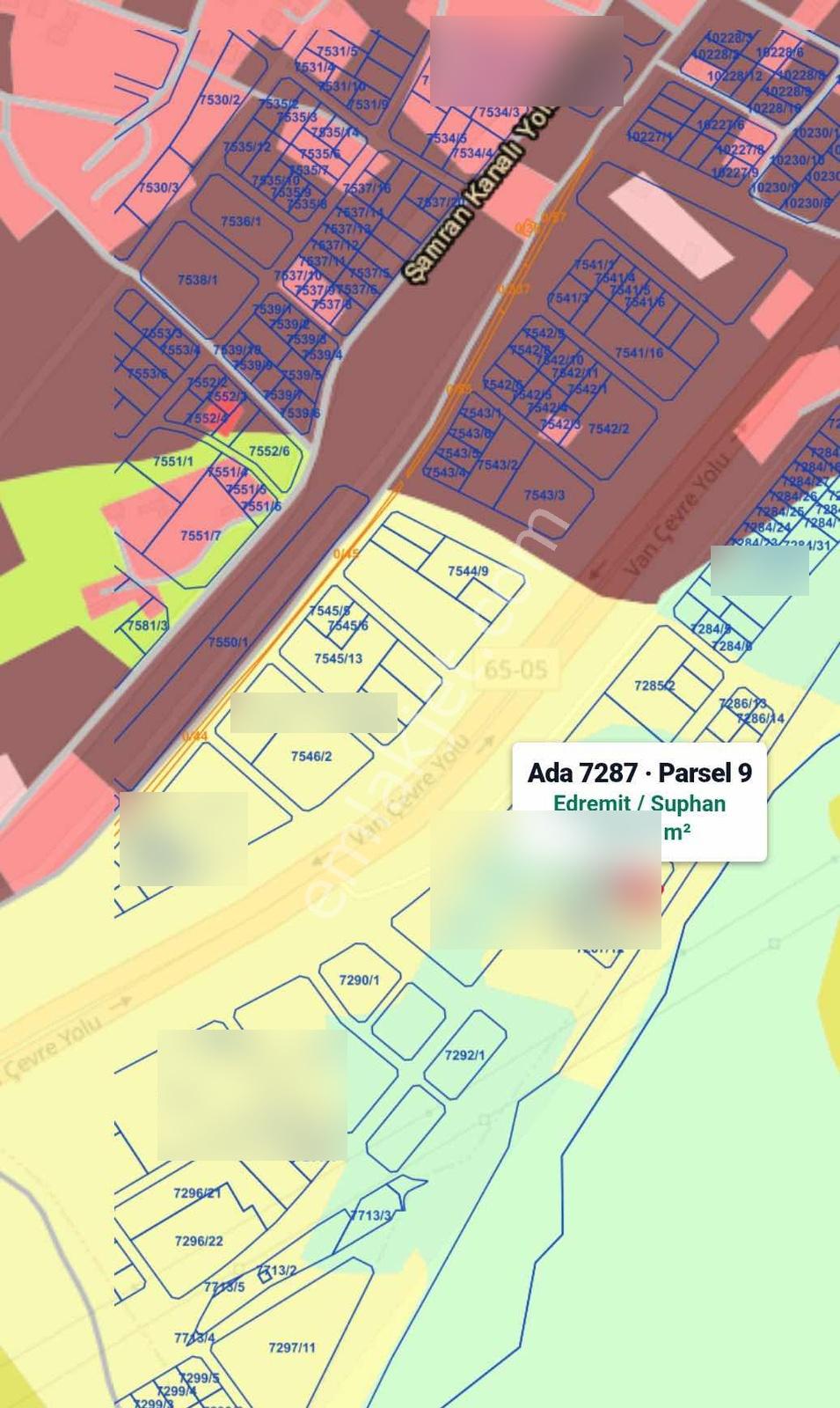 Ticari Satılık Arsa İmarlı Yapsata Uygun Çevre Yolu Üstü Süphan
