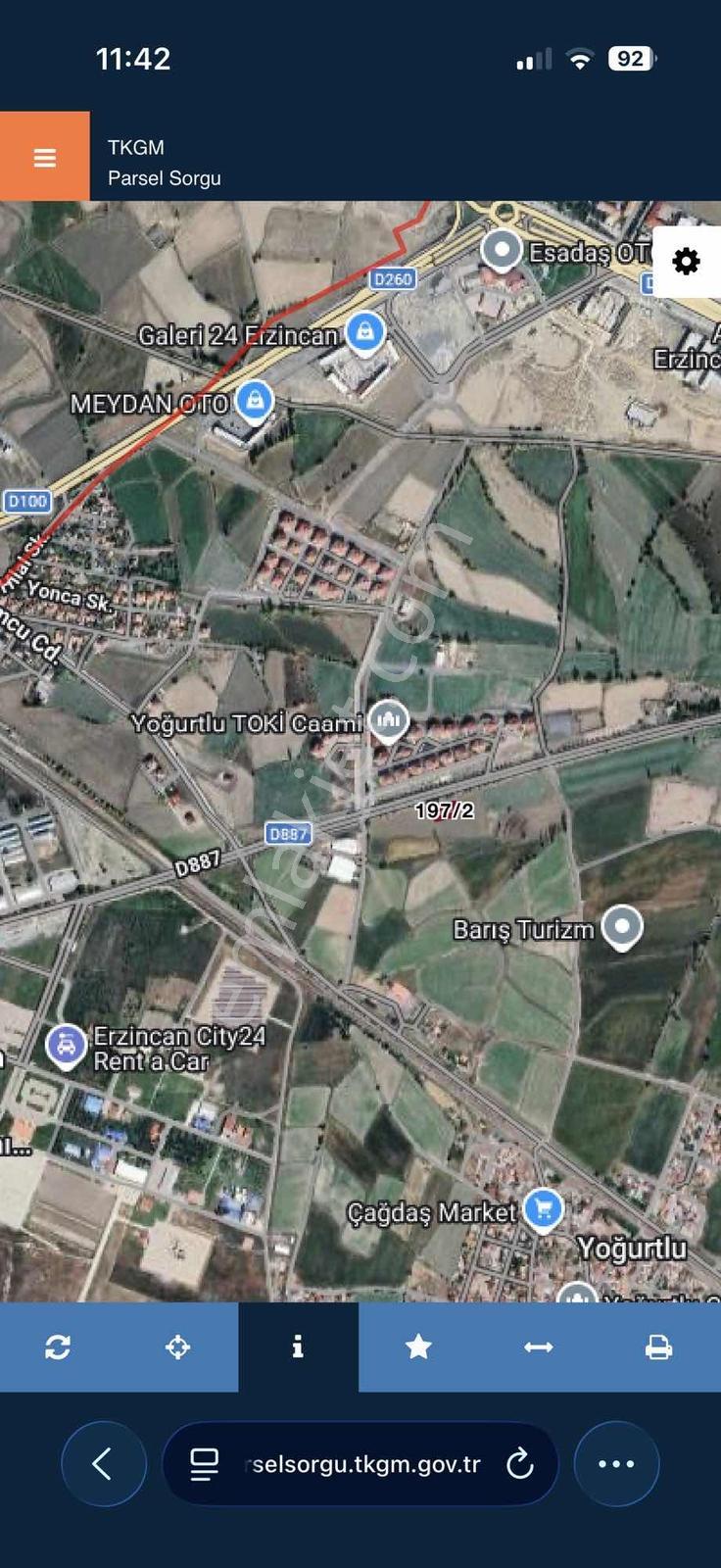 Remax Dem'den Havaalanı Yolu Üzerin De 858m2 Satılık Arsa — fotoğraf 2