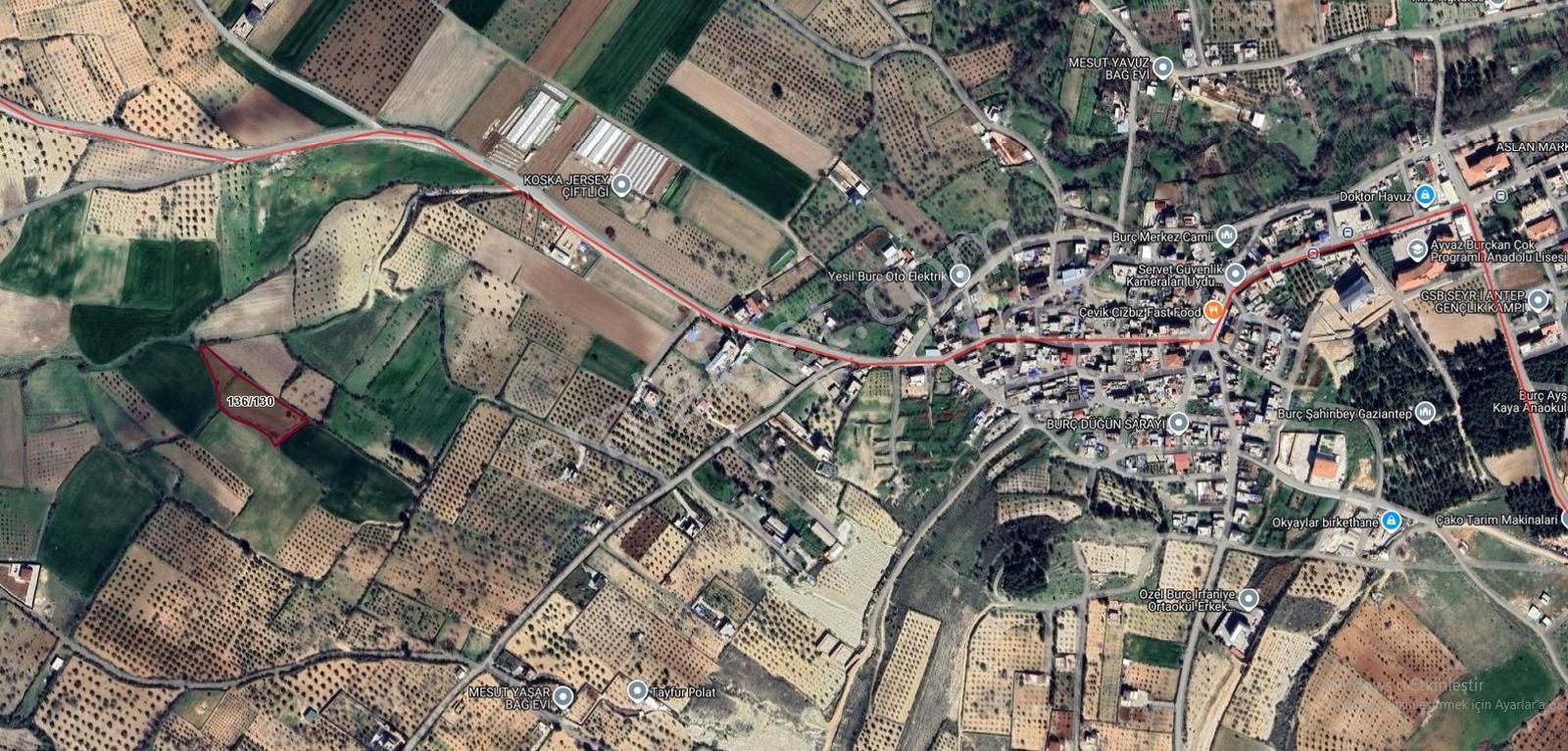Hanedan Gyo'dan Burç Kalede Satılık Tek Tapu Yatırımlık Arazi — fotoğraf 4