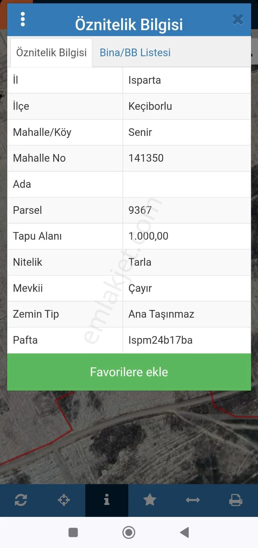 Wisrem'den Keçiborlu Senir'de Satılık 1.000 M² Yatırımlık Tarla — fotoğraf 4