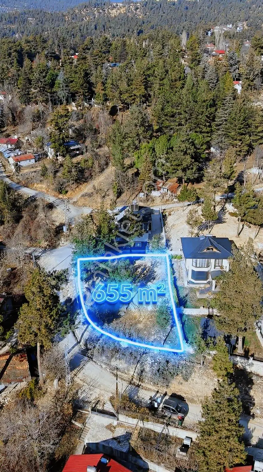 Ra Gayrmenkul Çamlıyayla Çayırekinliği 655m2 Harika Konum Arsa — fotoğraf 3