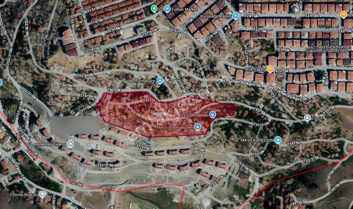 Mutluda Millet Bahçesi Yakını 300M2 Satılık Arsa