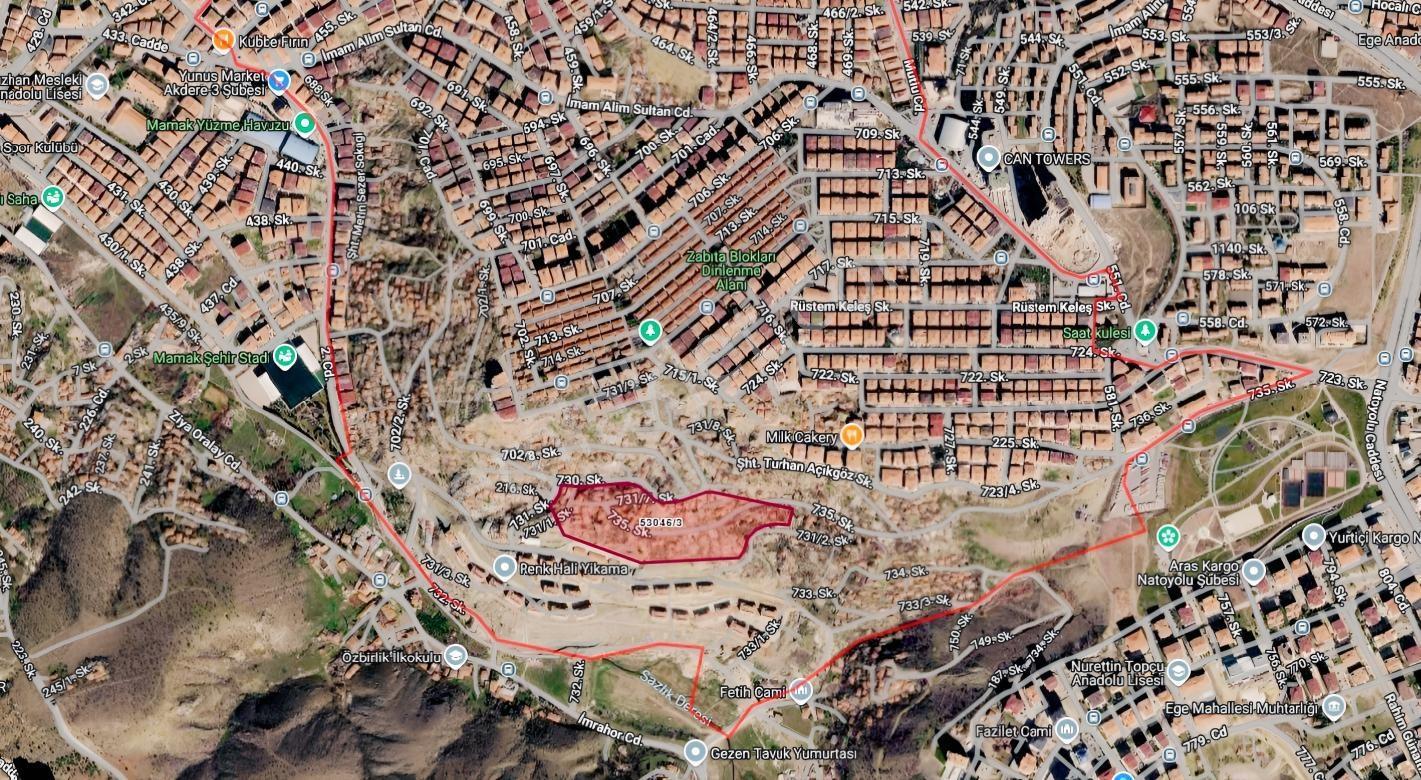 Mutluda Millet Bahçesi Yakını 300m2 Satılık Arsa — fotoğraf 5