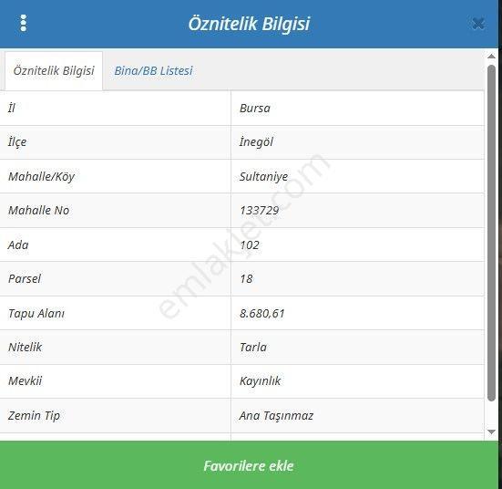 İnegöl Sultaniye Mahallesinde Acil Satılık Tarla — fotoğraf 3