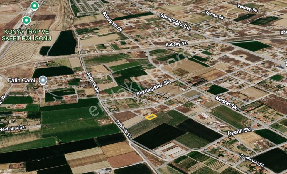 Karatay Saraçoğlunda Köşe Konumda 750 M² Müstakil İmarlı Arsa — fotoğraf 11