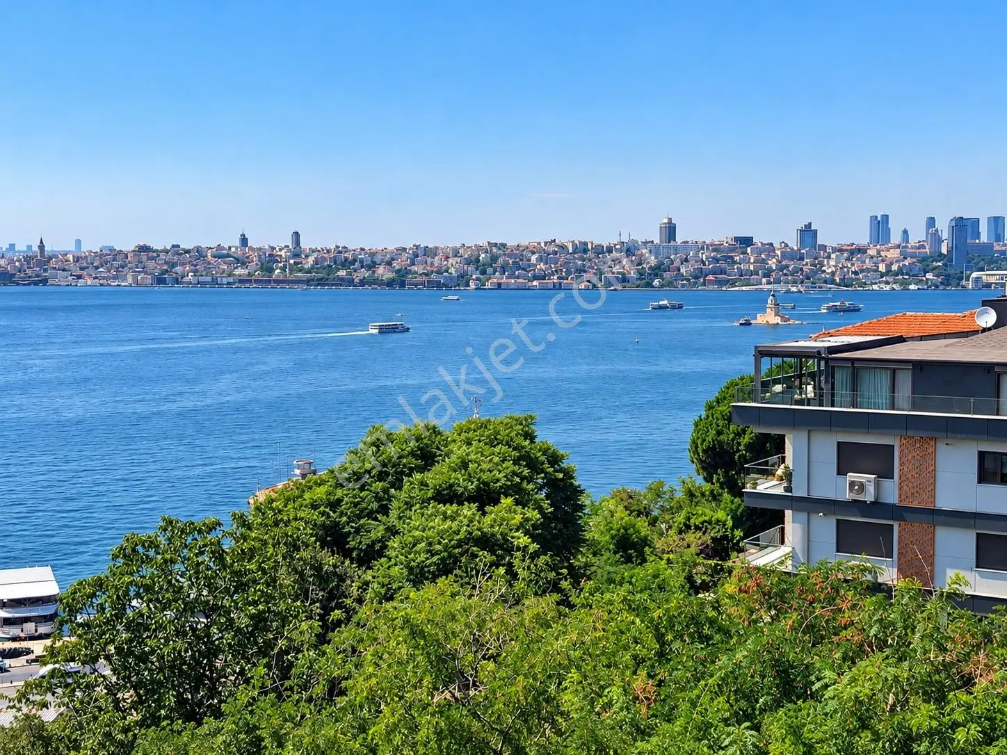 Kız Kulesi | Tarihi Yarımada | Galata | Boğaz Manzaralı 2+1 — fotoğraf 12