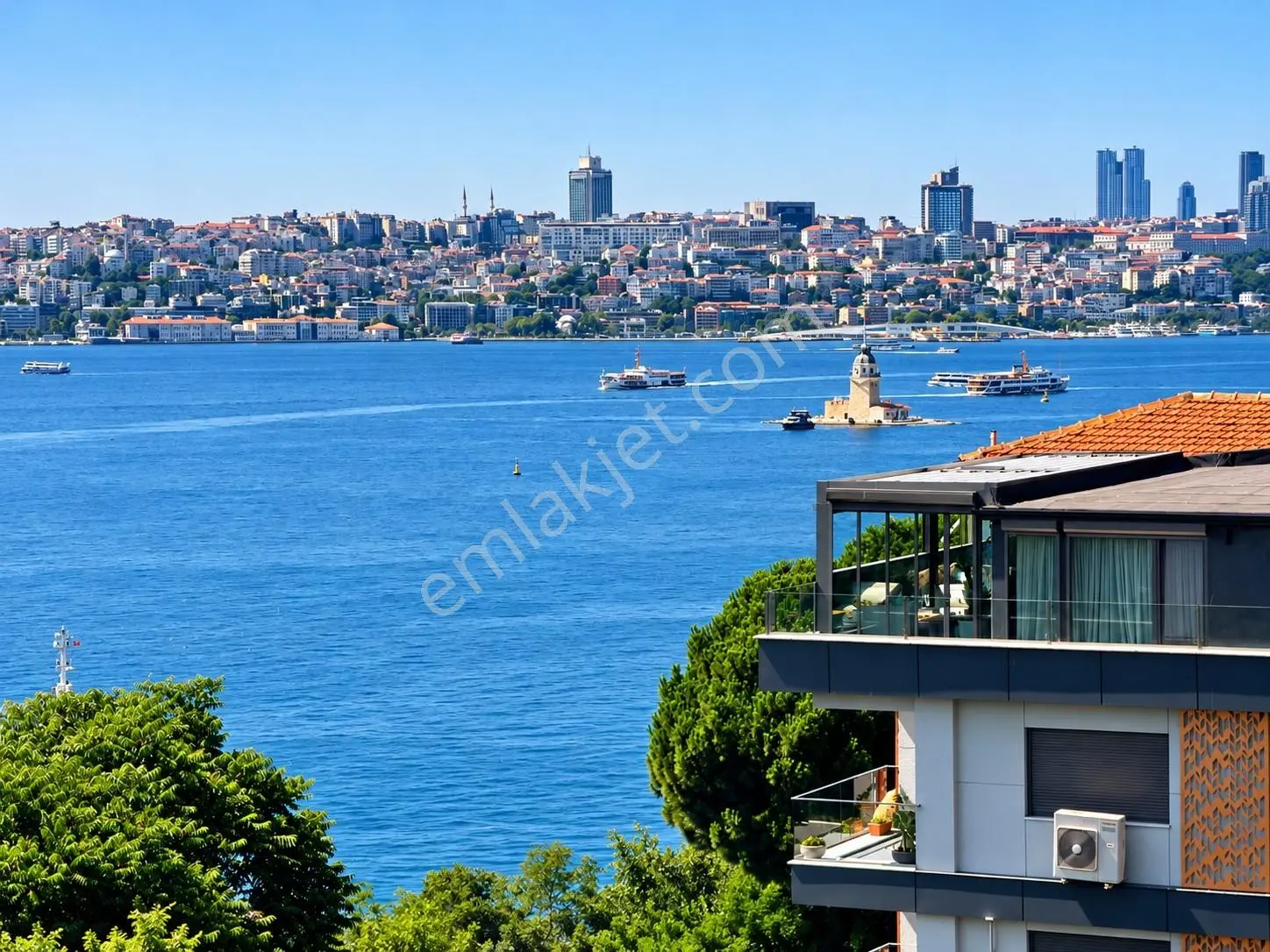 Kız Kulesi | Tarihi Yarımada | Galata | Boğaz Manzaralı 2+1 — fotoğraf 13