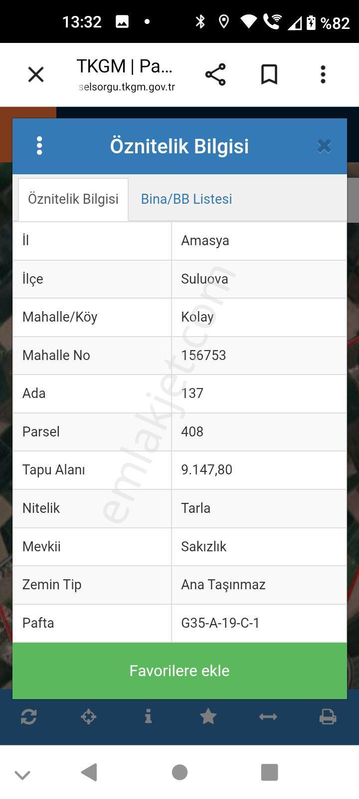Amasya Suluova Bayırlı Yolunda