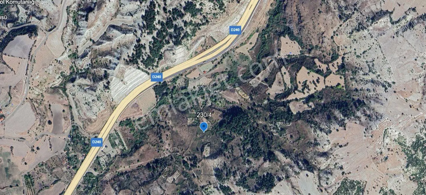 Eskı Gedız Hısarda 14362 M2 Kadastral Cepheli Satılık Arazi — fotoğraf 4