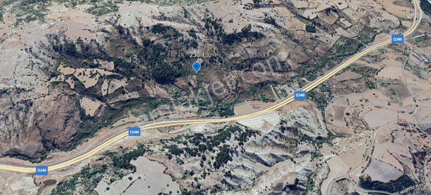 Eskı Gedız Hısarda 14362 M2 Kadastral Cepheli Satılık Arazi — fotoğraf 9