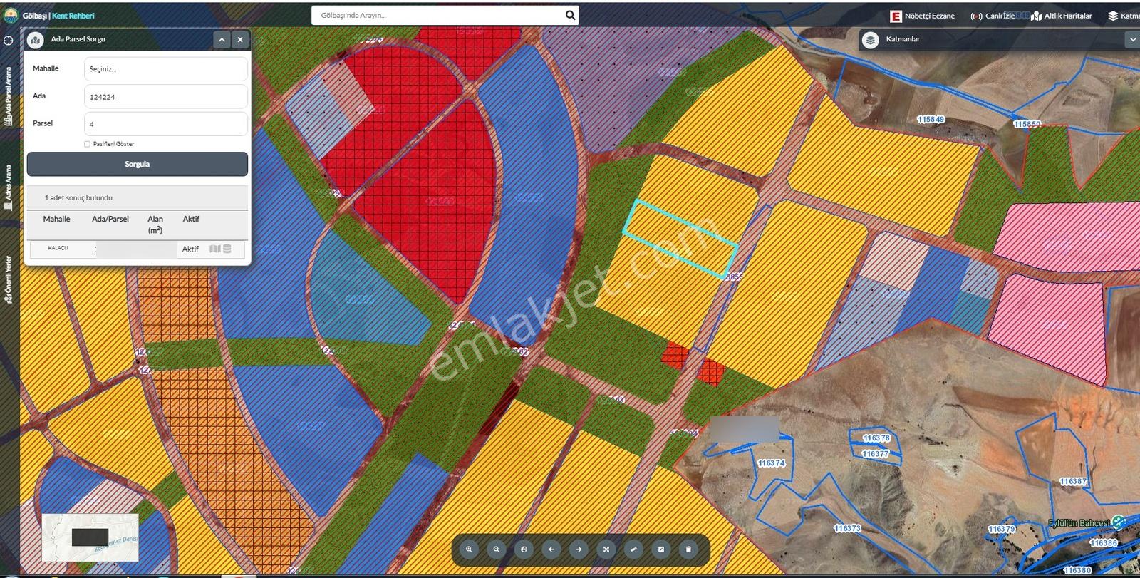 Hallaçlı Mahallesinde Konut İmarlı Proje İçi Acil Satılık Arsa
