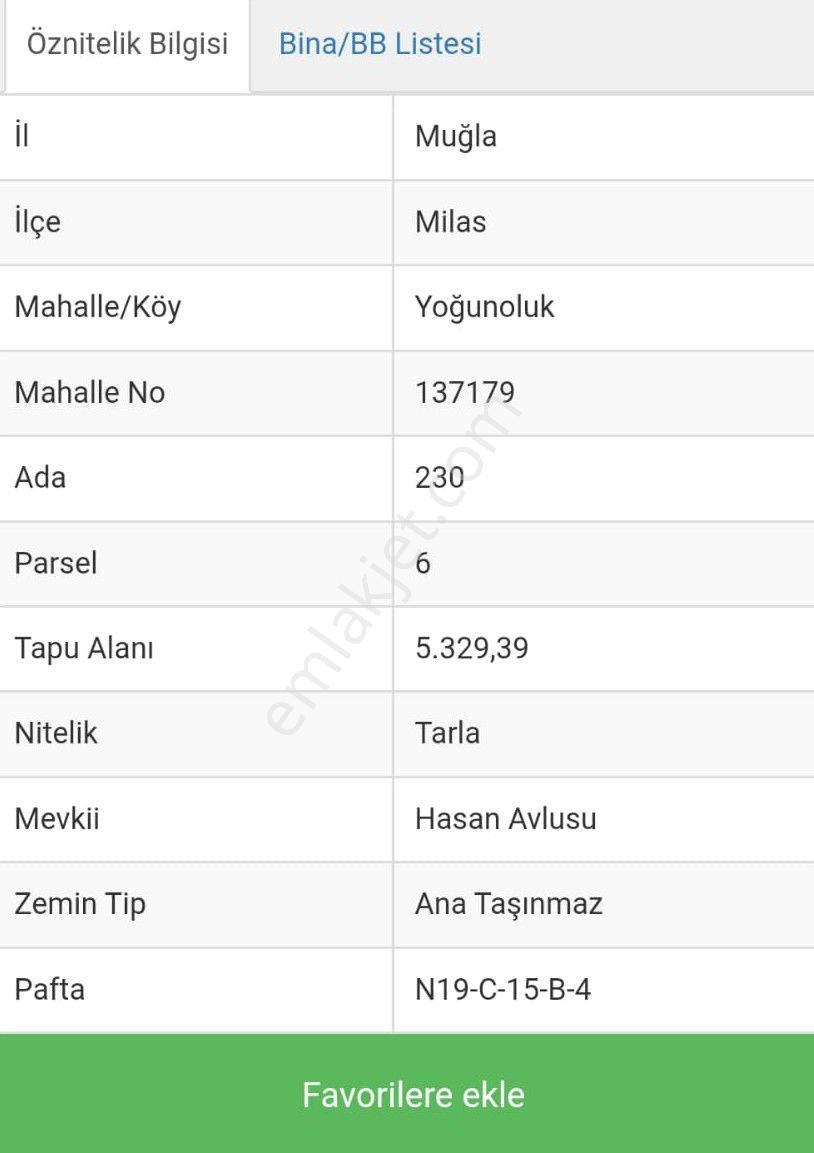 Milas Yoğunolukta 5.329 M² Yatırımlık Doğayla İç İçe Tarla — fotoğraf 2