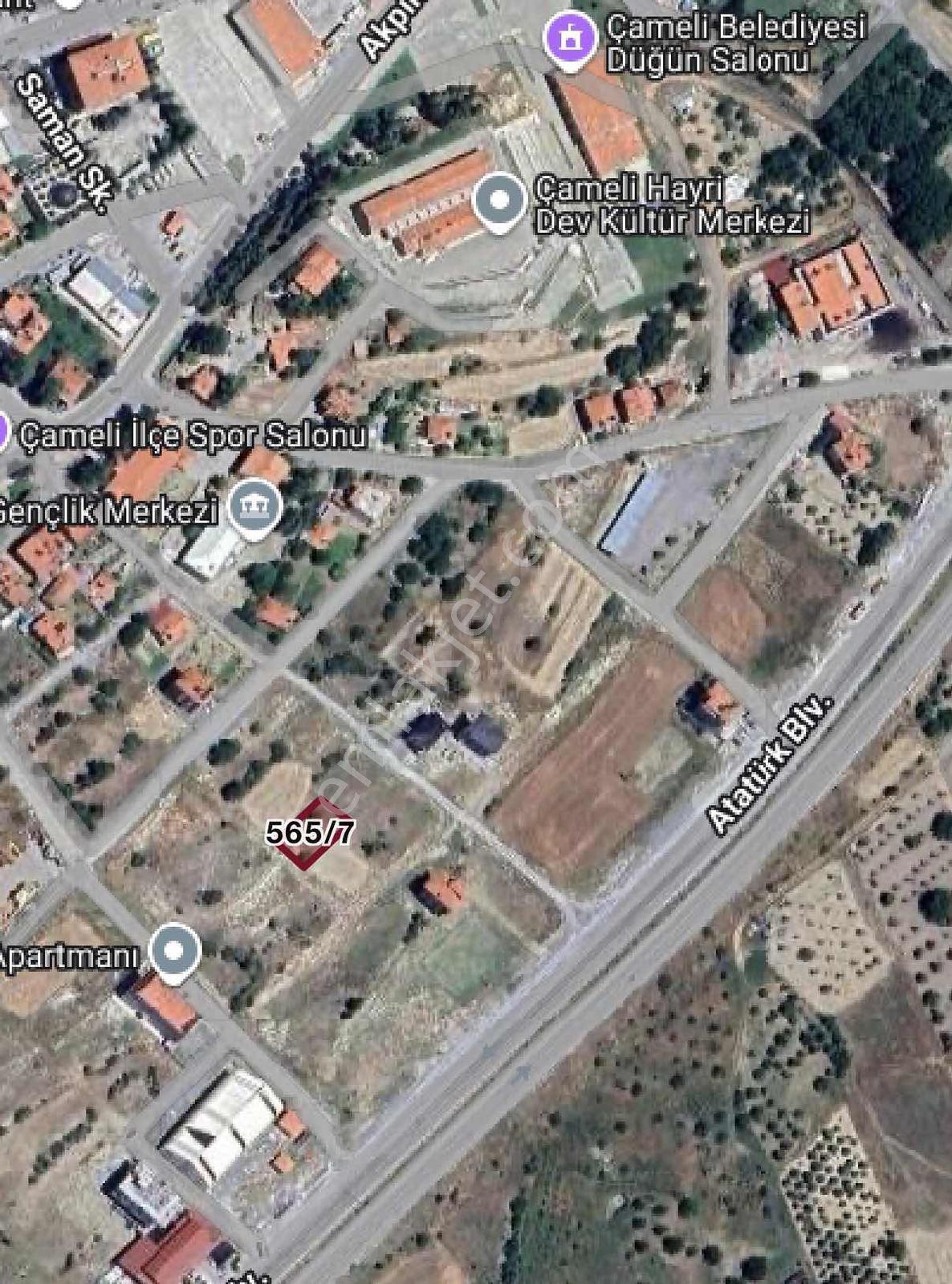 Çameli Yeni Mahallede B+3 Kat 410M2 Arsa Fırsatı