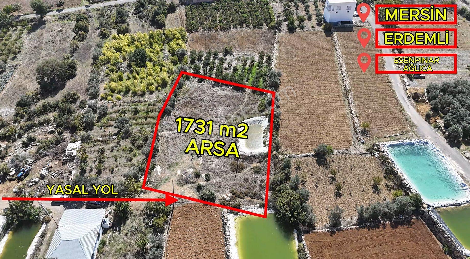Mersin Erdemli Esenpınar Ağlıca Da 1731m2 Satılık Tarla — fotoğraf 10