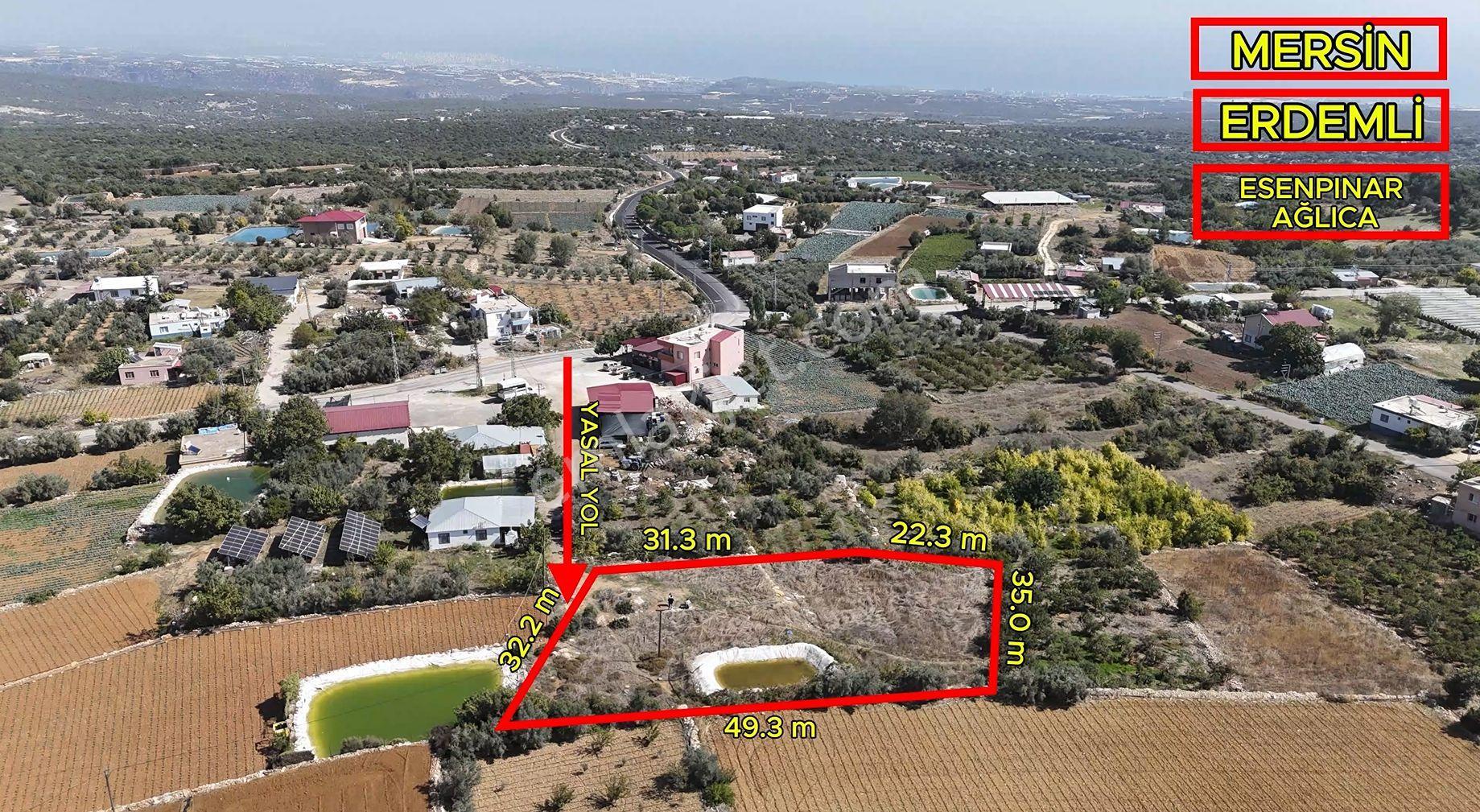 Mersin Erdemli Esenpınar Ağlıca Da 1731m2 Satılık Tarla — fotoğraf 11