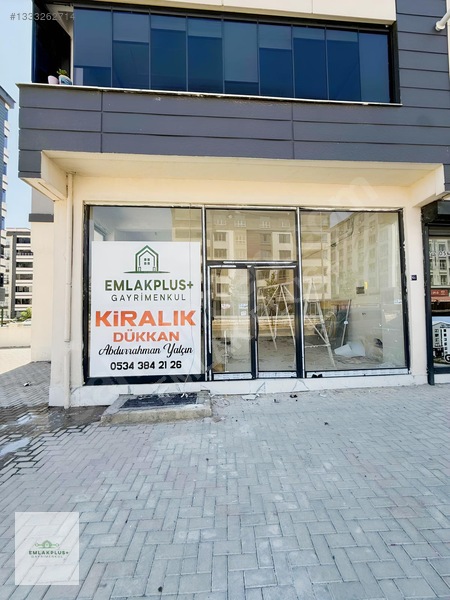Emlak Plus+'Tan Cadde Üstü 250 M² Kiralık Sıfır Dükkan