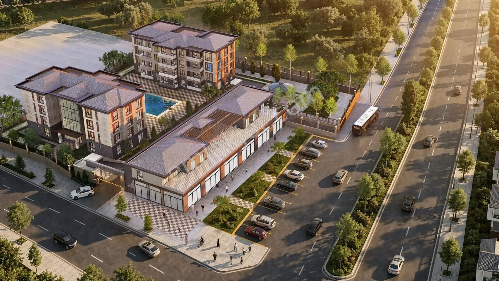 İnşaat Firmasından Ultra Lüks Sitede 2+1-3+1 Satılık Daireler